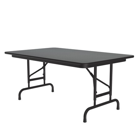 Correll CFA Adjustable HPL Folding Tables 30x48 Montana Granite CFA3048PX-55
